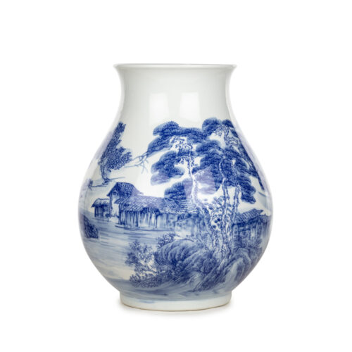 Bleu Blanc Vazo (36 CM)