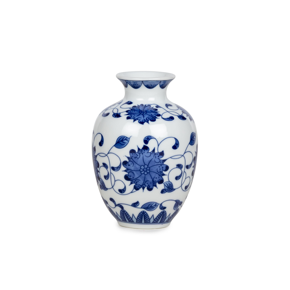 Bleu Blanc Vazo (12 CM) Bleu Blanc Vazo (12 CM)