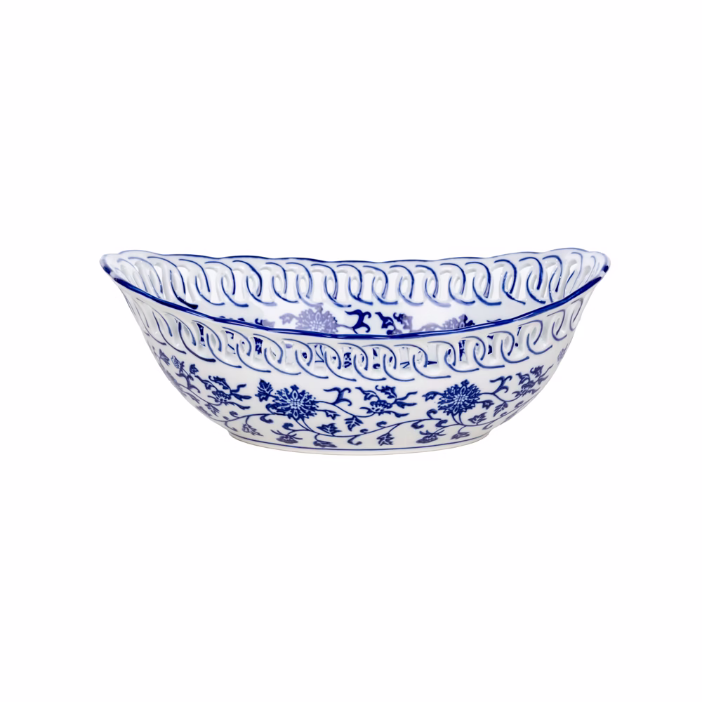 Bleu Blanc Vazo (20 CM) - Görsel 2