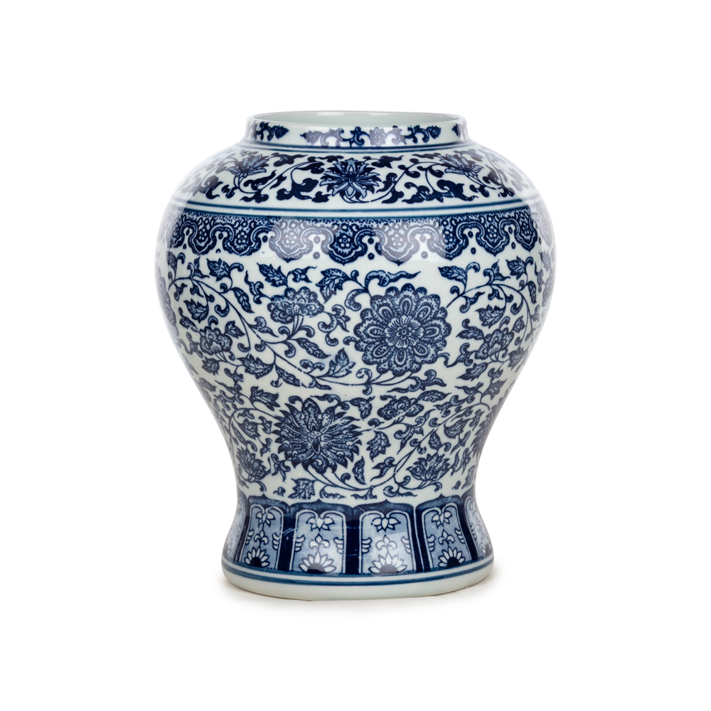 Bleu Blanc Vazo (26 CM) Bleu Blanc Vazo (26 CM)