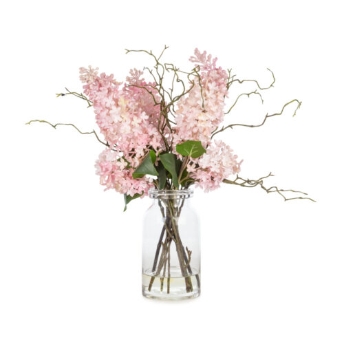 Islak Dokulu Leylak Aranjman (50 CM)