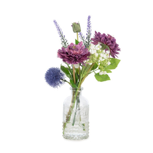 Mini Jelli Mauve Kasımpatı Aranjman (25 CM)