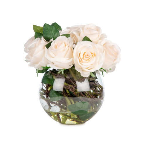 Jelli Islak Dokulu Gül Aranjman (26 CM)