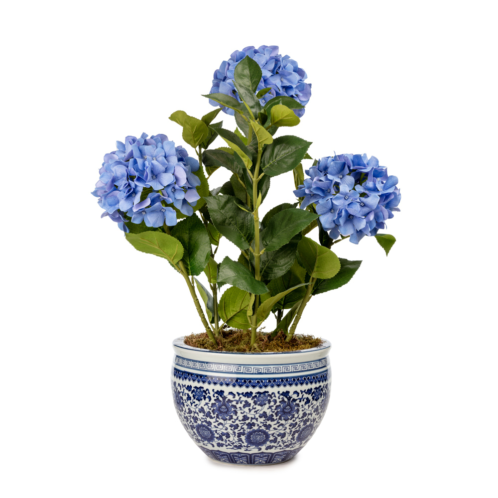 Bleu Blanc Islak Dokulu Mavi Ortanca Aranjman (65 CM) Bleu Blanc Islak Dokulu Mavi Ortanca Aranjman (65 CM)