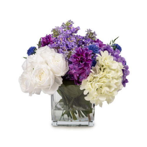 Jelli Cam Vazoda Islak Dokulu Karışık Aranjman (30 CM) Jelli Cam Vazoda Islak Dokulu Karışık Aranjman (30 CM)