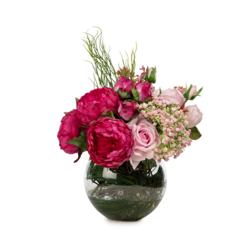 Akvaryum Camda Jelli Islak Dokulu Karışık Aranjman (30 CM)