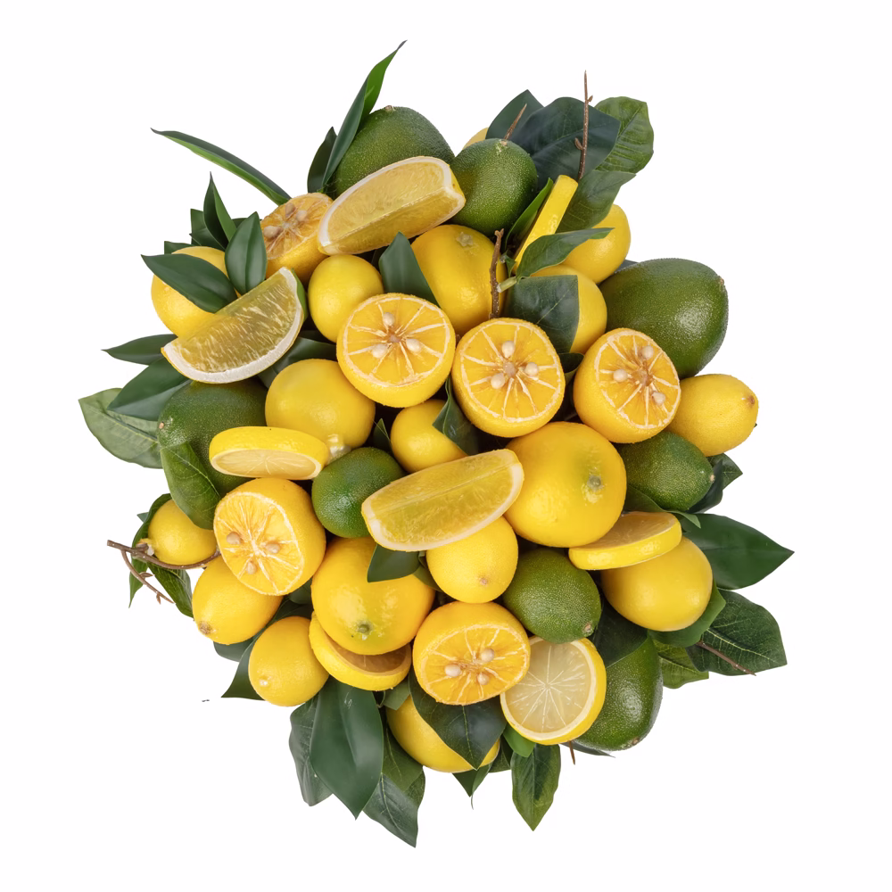 Bleu Blanc Vazo Limon Aranjman (20 CM) - Görsel 2