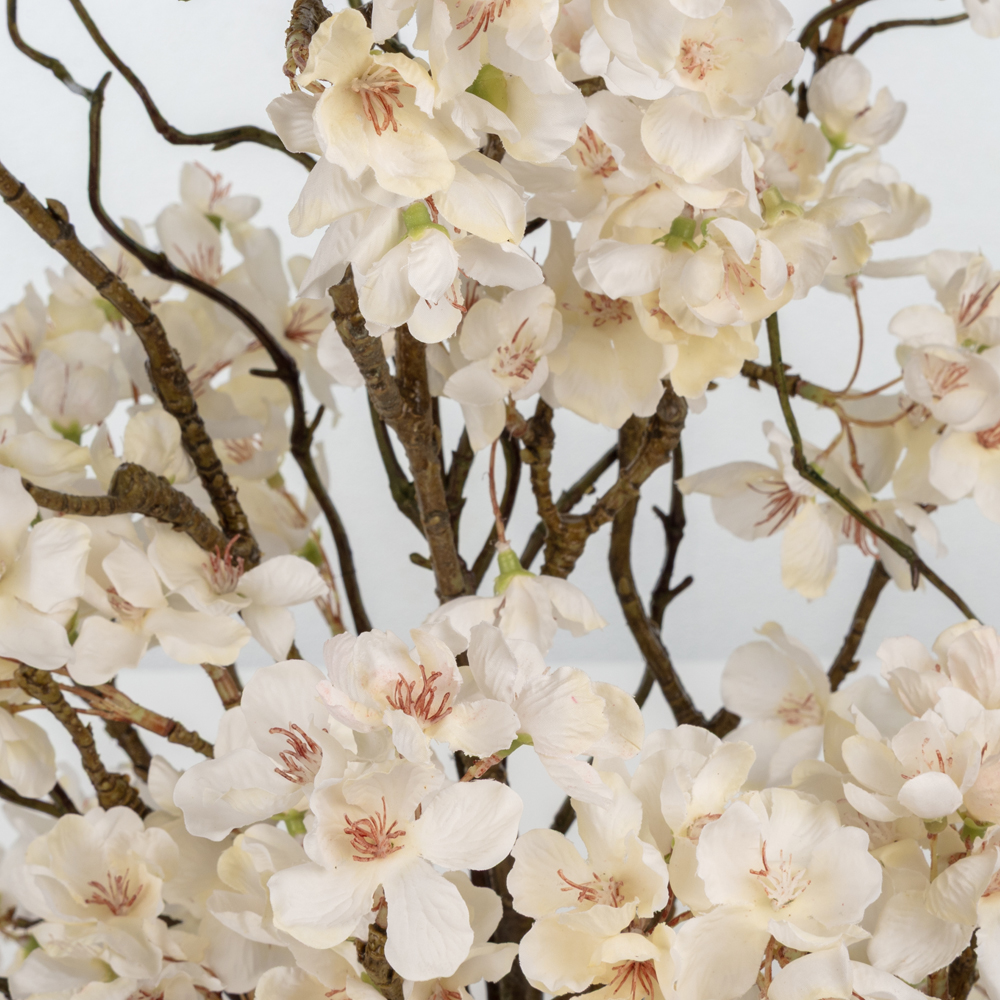 Bleu Blanc Vazoda Bahar Dalı Aranjman (60 CM) Bleu Blanc Vazoda Bahar Dalı Aranjman (60 CM) - Görsel 2