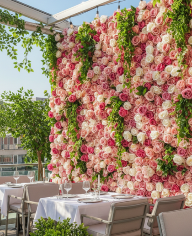 yapay-gul-bakimi Gül Duvar Dekorasyon Uygulaması