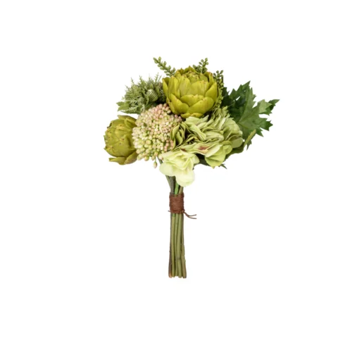 Yapay Karışık Ranunculus Demet (38 CM) Yapay Karışık Ortanca Demet (38 CM)