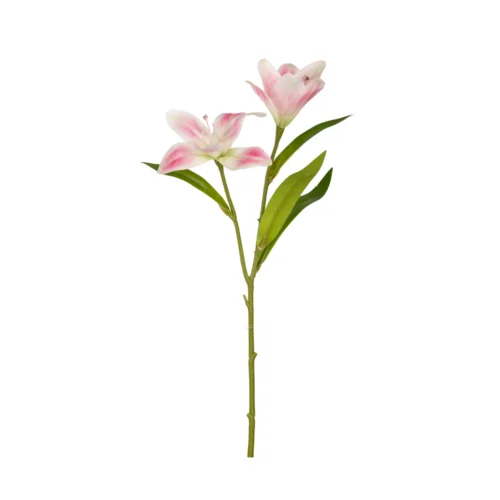 Yapay Islak Dokulu Lilyum Dal 2 Li (53 CM)