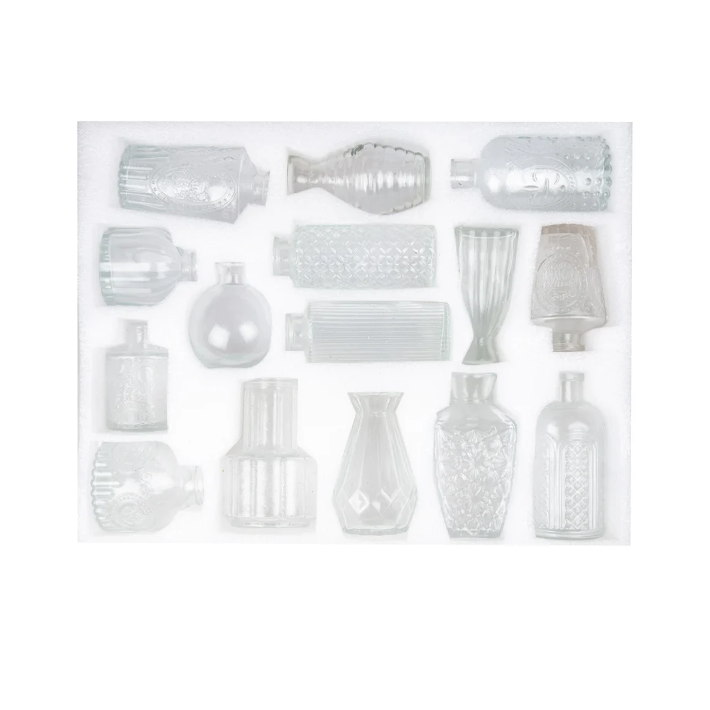 Cam Vazo 15 Li Set (8-13 CM) Cam Vazo 15 Li Set (8-13 CM) - Görsel 2