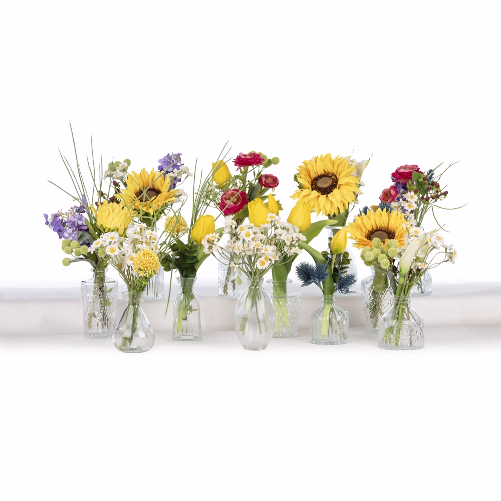 Cam Vazo 15 Li Set (8-13 CM) - Görsel 3