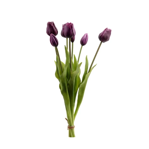Yapay Islak Dokulu Lale Demet (46 CM)