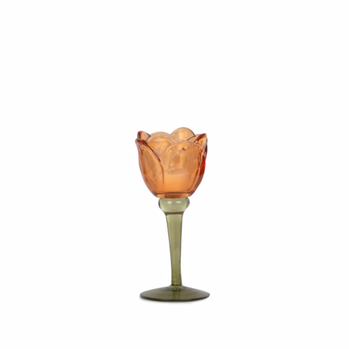 Kırmızı Cam Kadeh (19 CM)