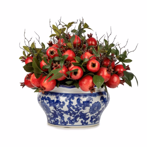 Bleu Blanc Nar Aranjman (35 CM)