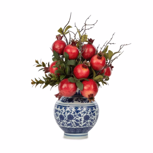 Bleu Blanc Nar Aranjman (30 CM)