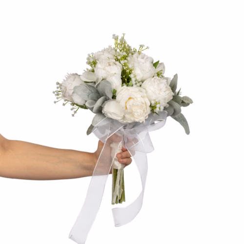 Şakayık Gelin Buketi (50 CM)