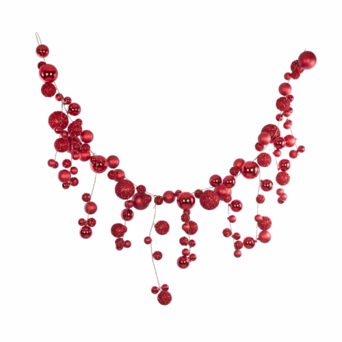 Yılbaşı Karışık Top Garland (180 CM)
