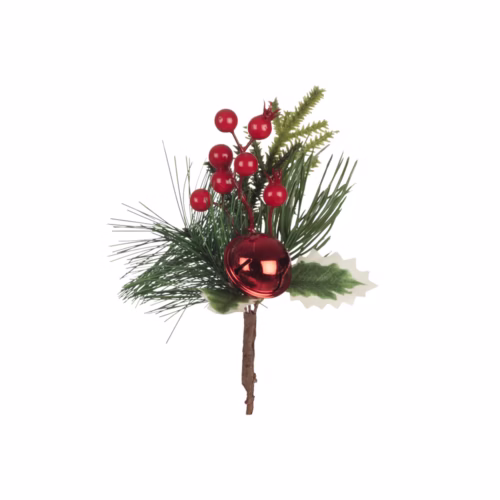 Yılbaşı Berry Zil Dal (21 CM)