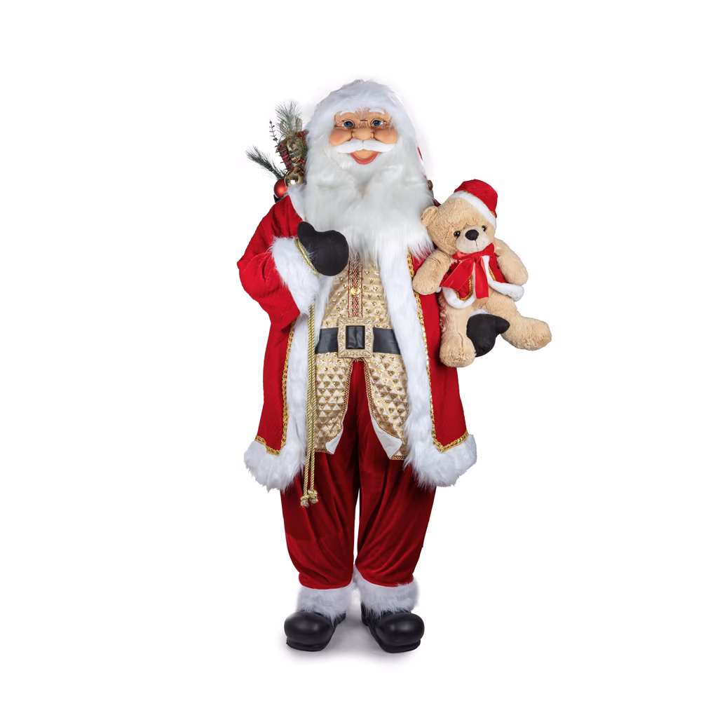 Noel Baba Işıklı Ve Müzikli (180 CM)