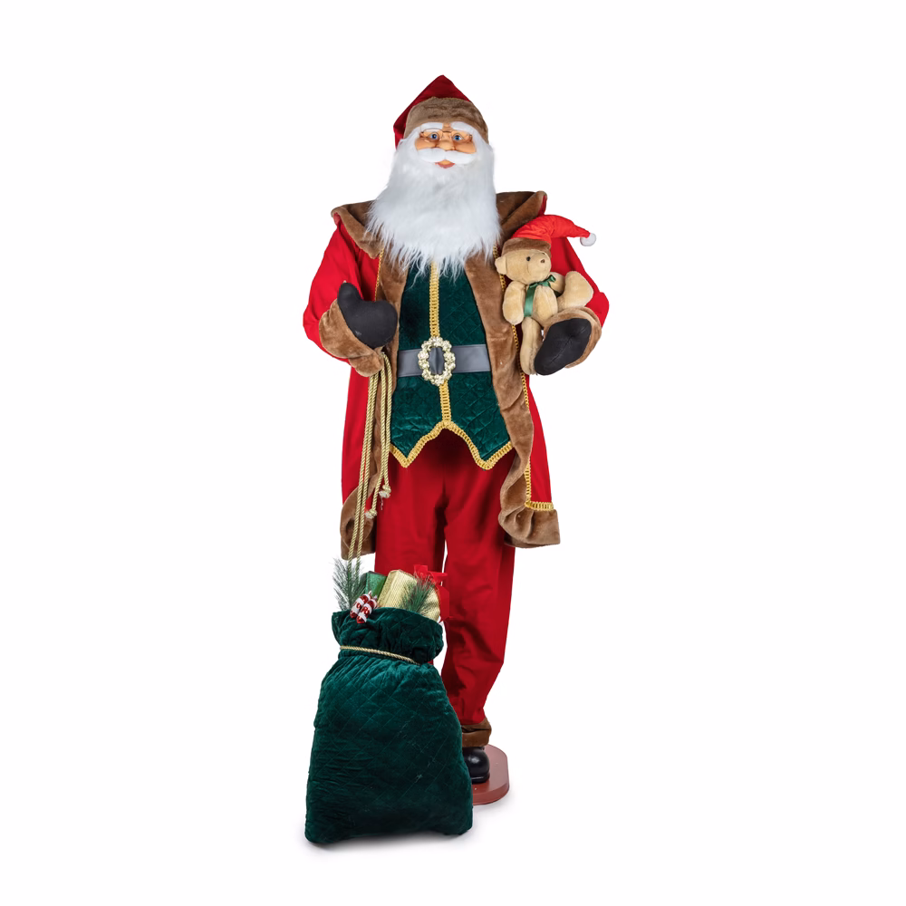 Noel Baba Hareketli Ve Müzikli (180 CM)